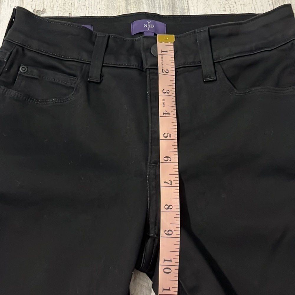 NYDJ Alina Black Jean Legging Size 2 Petite - Picture 12 of 13